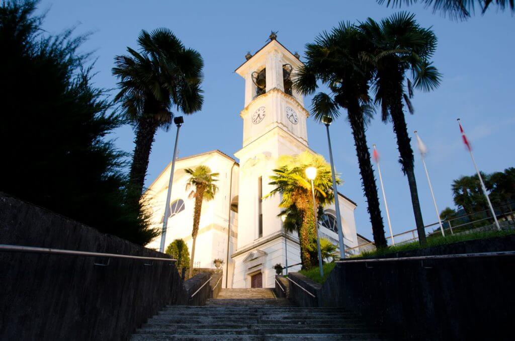 Einzelaufnahme Kirche von Magadino