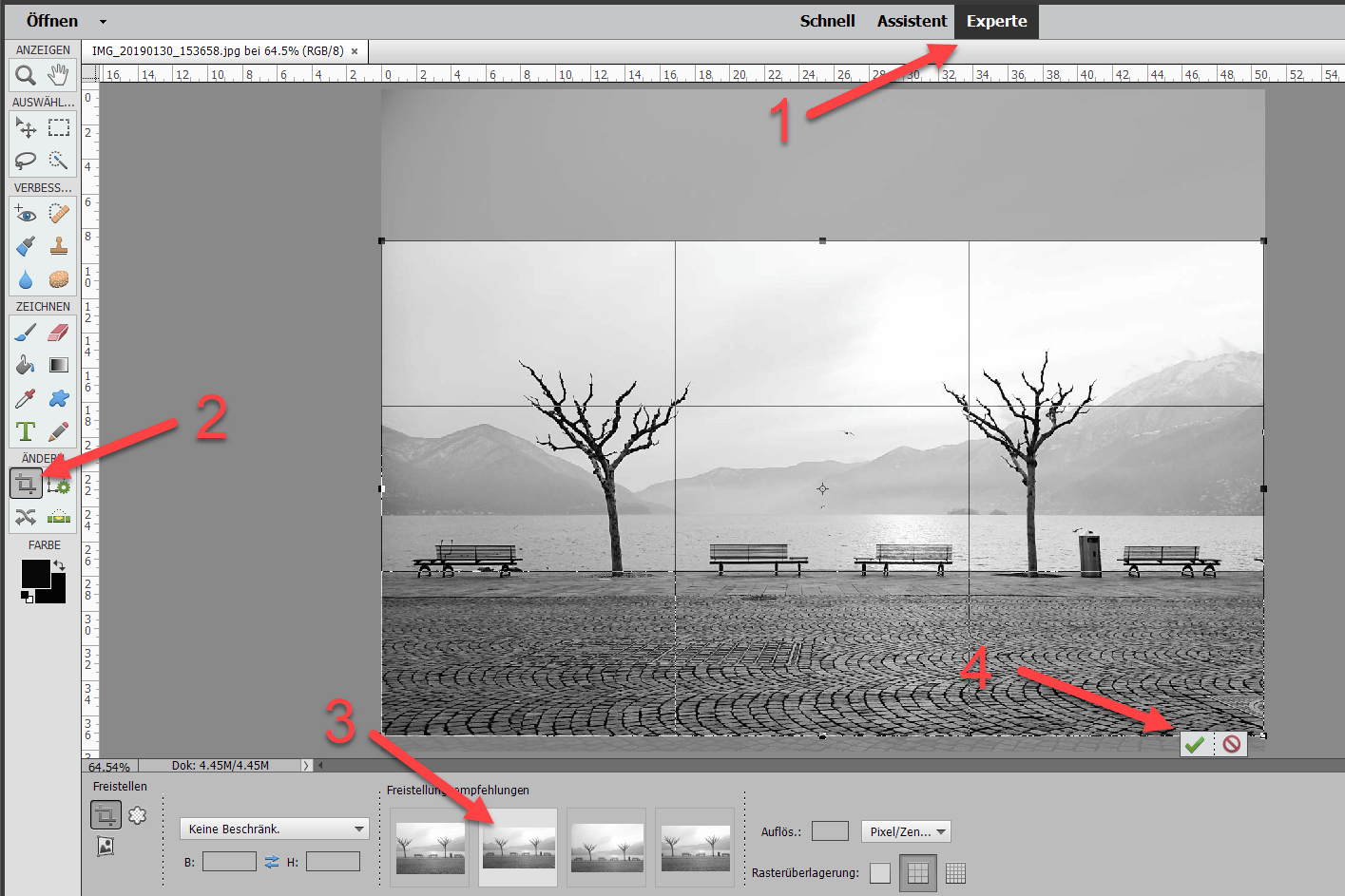 Fotos in Photoshop zuschneiden - Anleitung zum Zuschneiden von Bildern