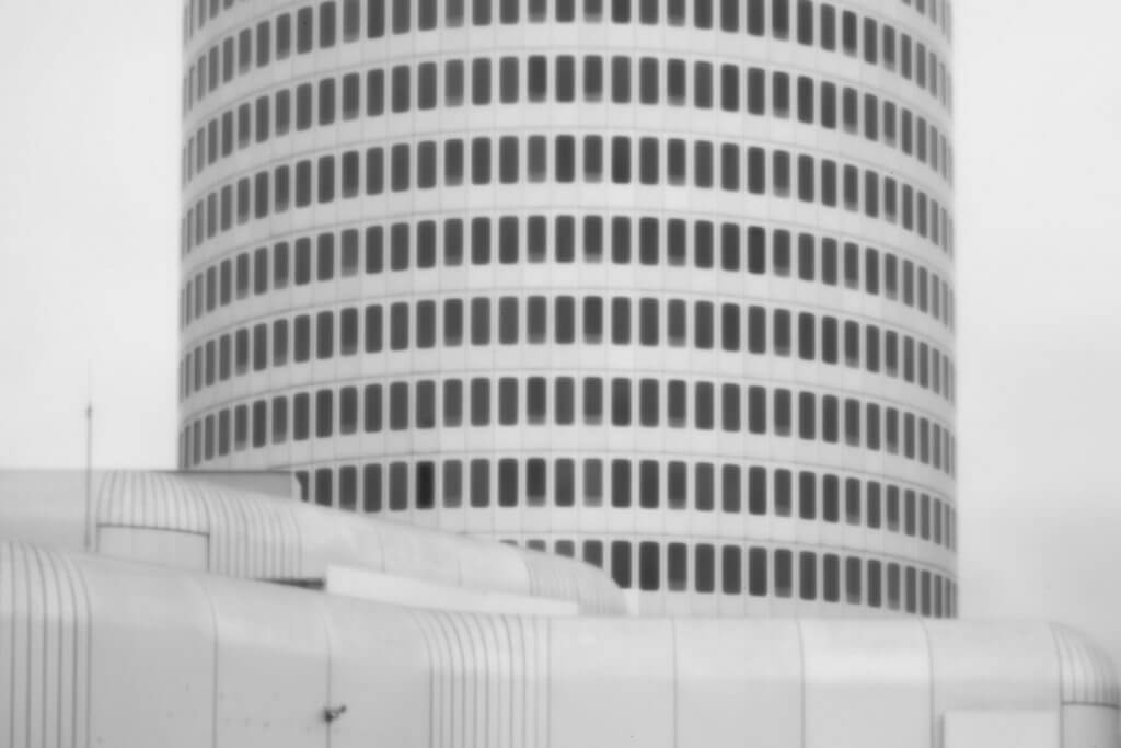 Silberturm in St. Gallen mit der Lochkamera fotografiert - Camera obscura
