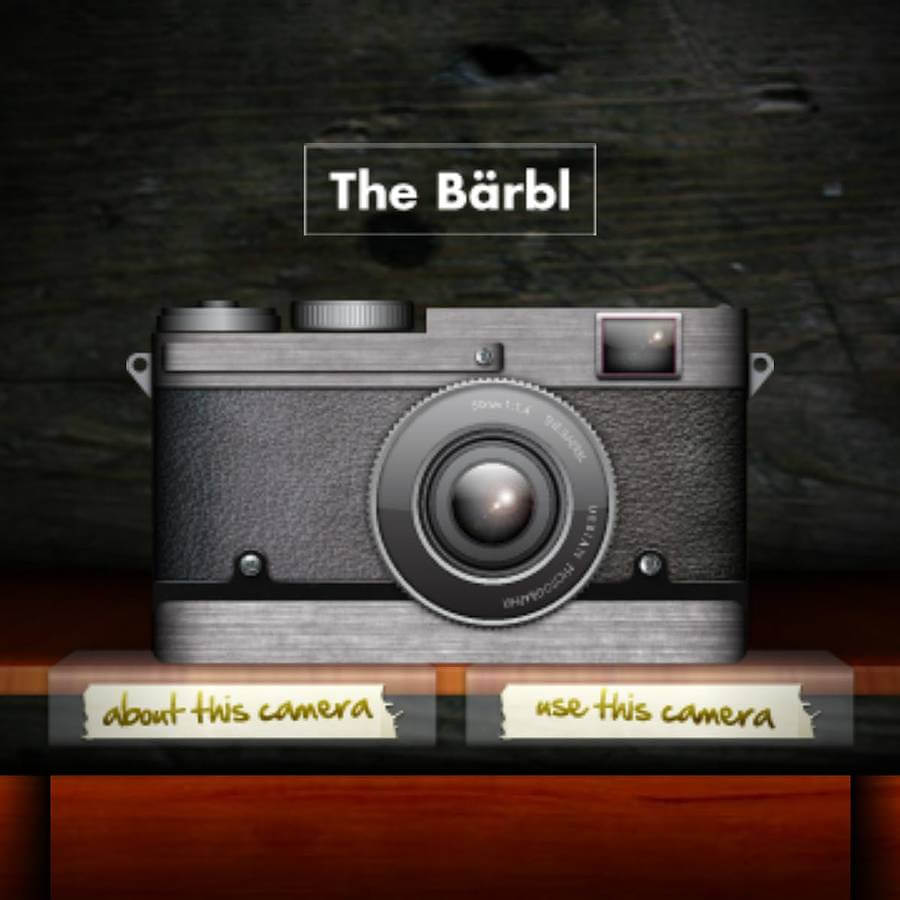 RetroCamera-App Modell The Bärbel