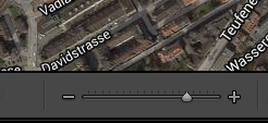 Schieberegler in Lightroom für GPS-Dateneingabe