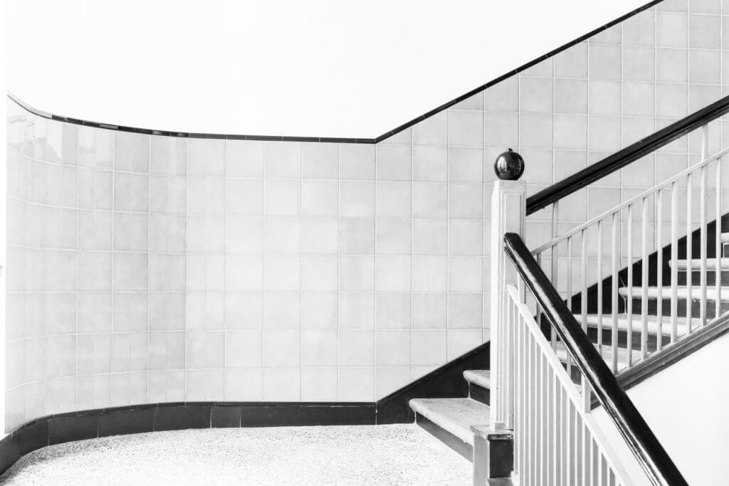 Treppen in Altstadthaus in St. Gallen