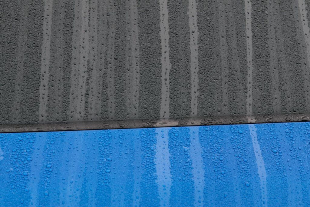 Tropfenkunstwerk - fotografieren bei schlechtem Wetter
