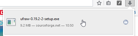 Zip-Datei Setup UFRaw 0.19.2