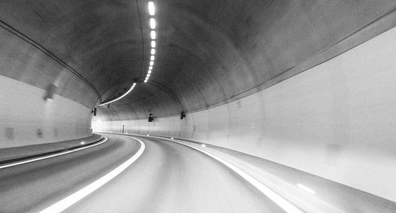 Tiefenwirkung erzeugen - im Sog des Tunnels