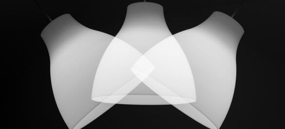 Mehrfachbelichtungen Deckenlampe