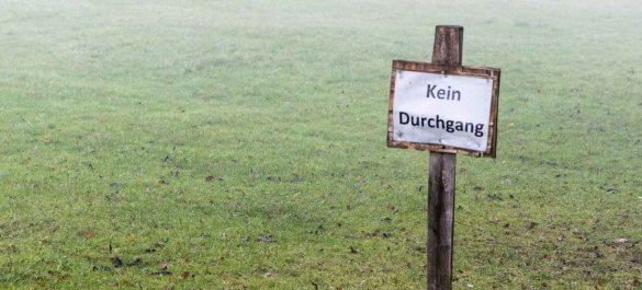 kein Durchgang - Fotoprojekt in der Schule