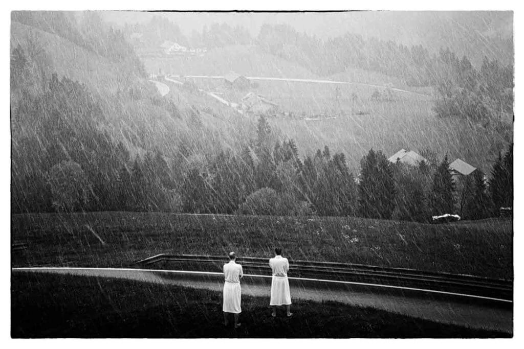ungemütliches Morgenwetter im Bregenzerwald