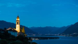 Ronco sopra Ascona am Lago Maggiore - Farben optimiert