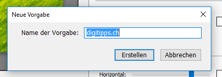 Wasserzeichen erstellen speichern