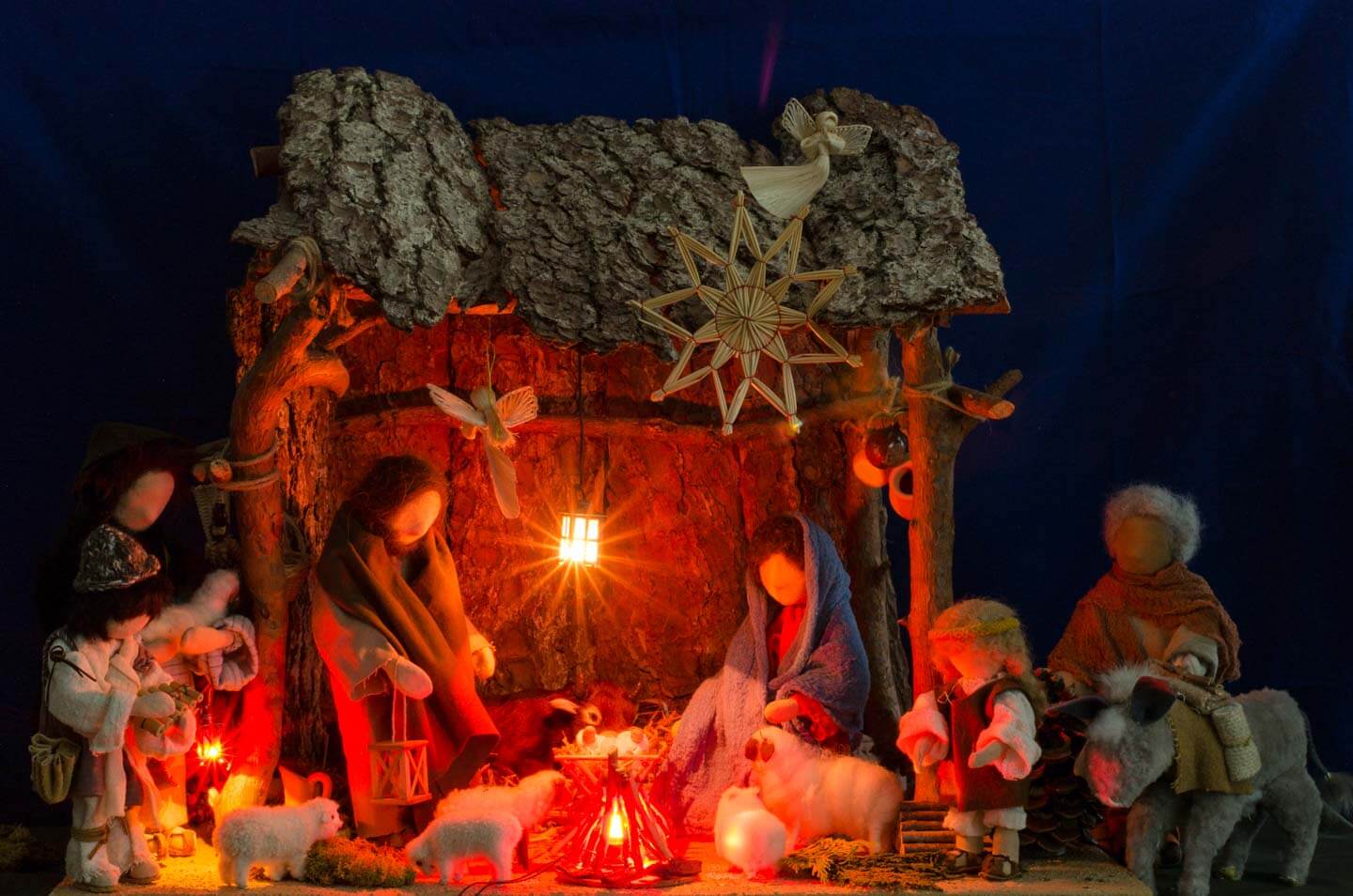 Weihnachtskrippe fotografieren