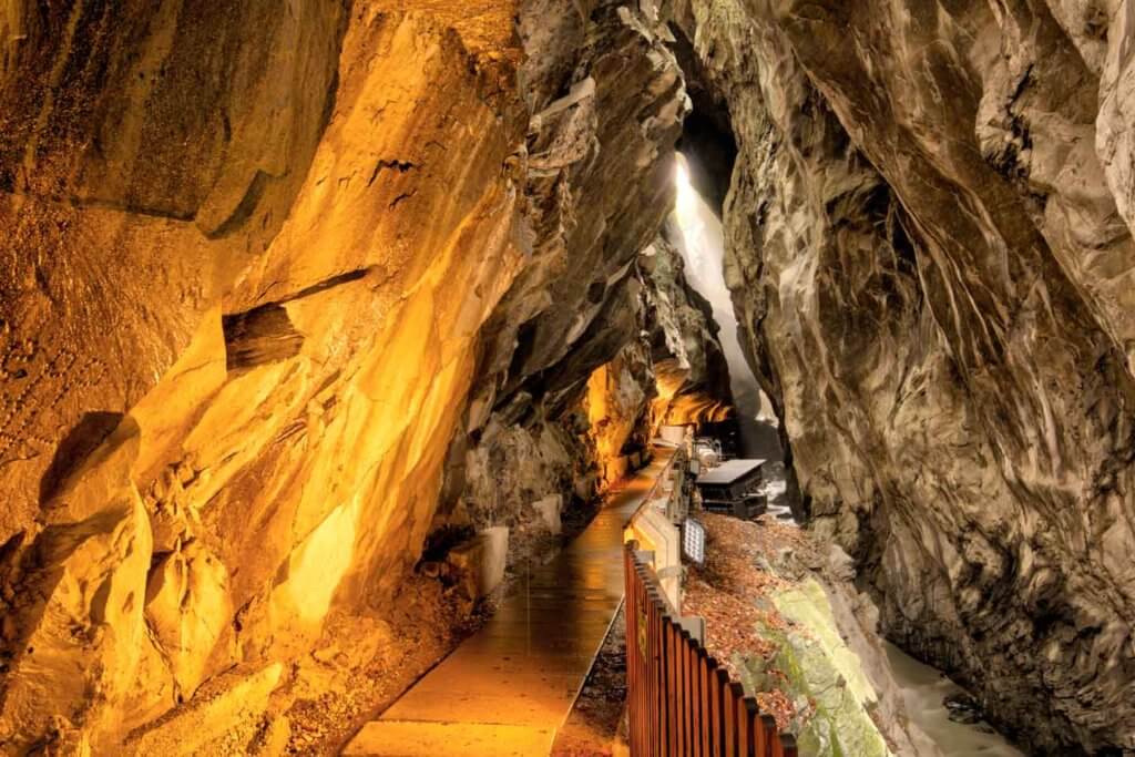 Fotografieren in der Taminaschlucht Bad Ragaz