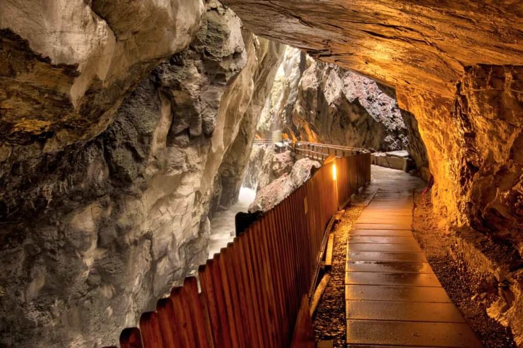 Fotografieren in der Taminaschlucht Bad Ragaz