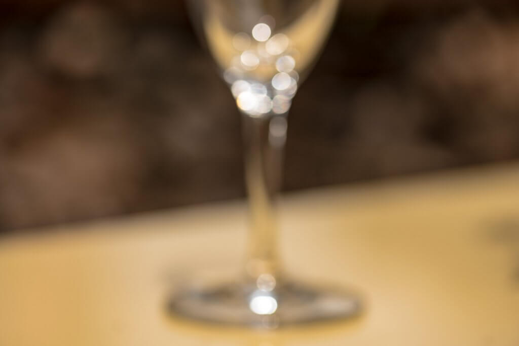 Alles unscharf fotografieren - Glas in Unschärfe