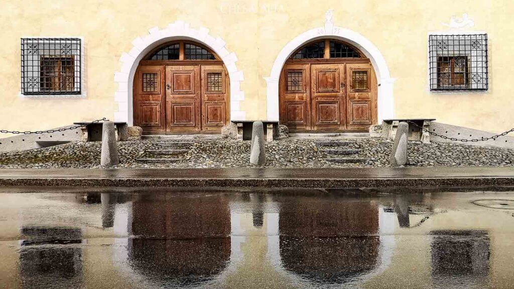 Datensicherung von Fotos Chesa Alta in La Punt