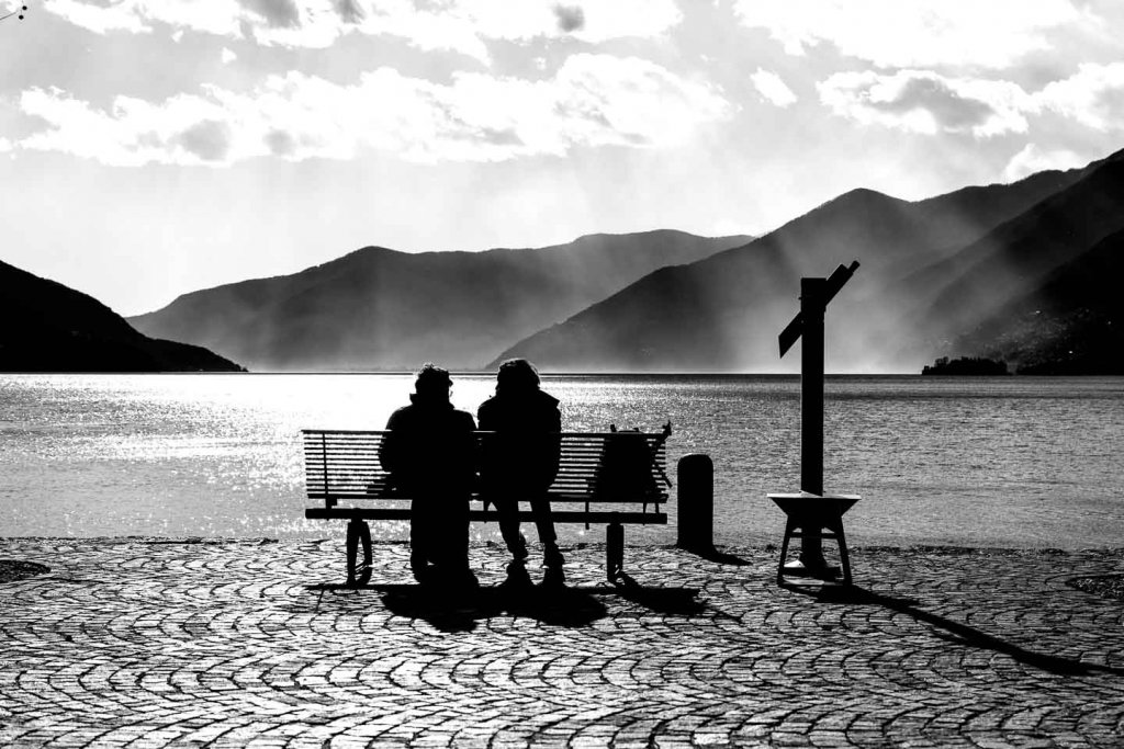Streetfotografie - Winter am Lago Maggiore