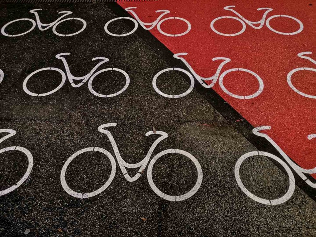 Fahrradmarkierungen