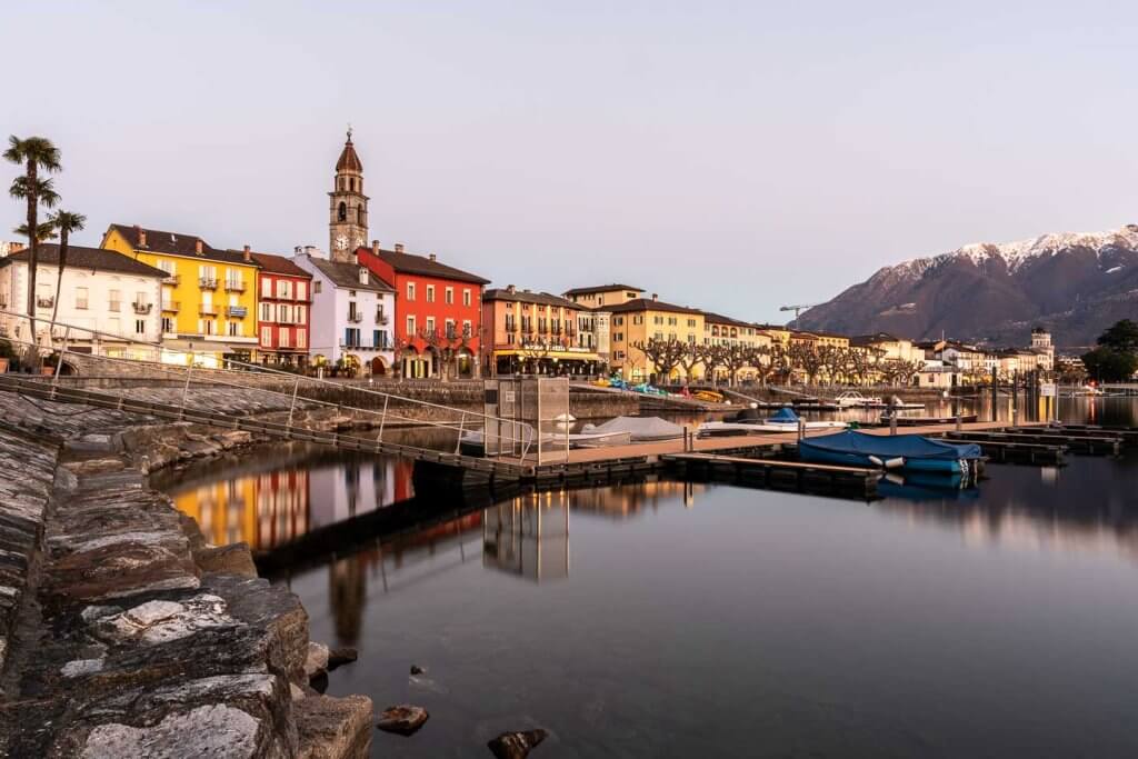 Ascona im Winter - nach rechts belichten