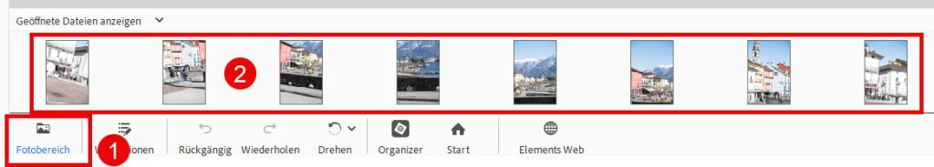 Bilder Panografie auswählen