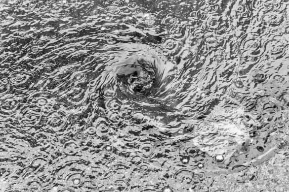 Regenwasserstrudel