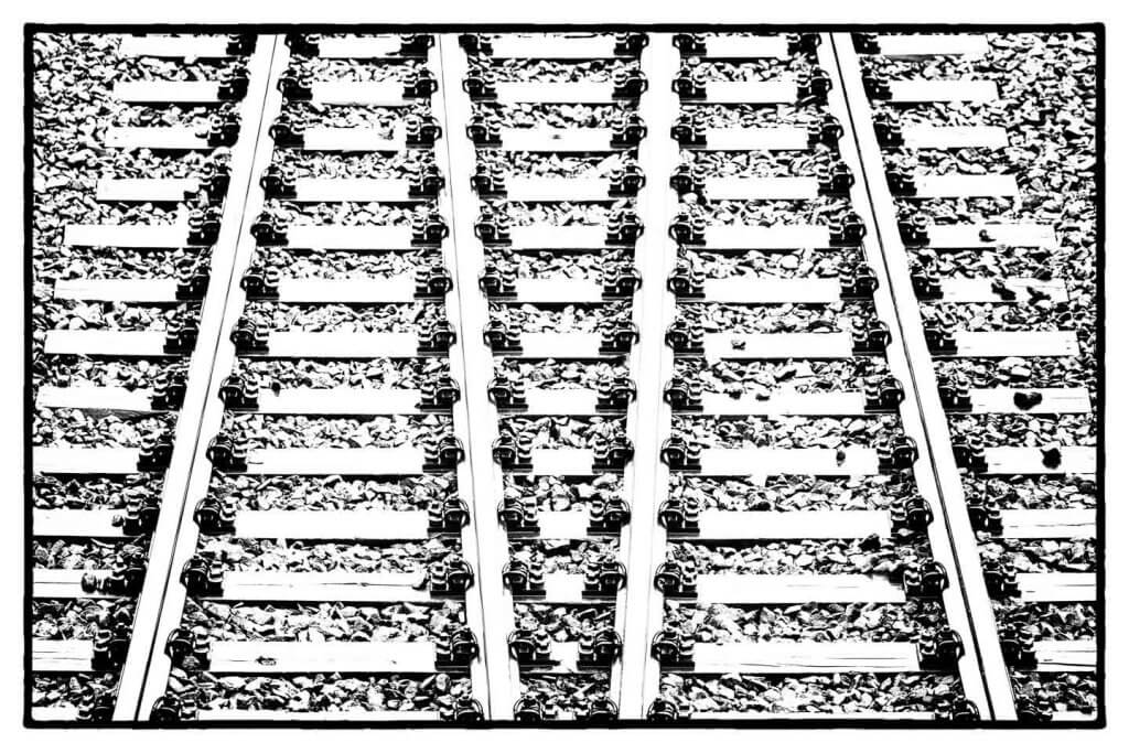 Gleissymmetrie - Symmetrien fotografieren