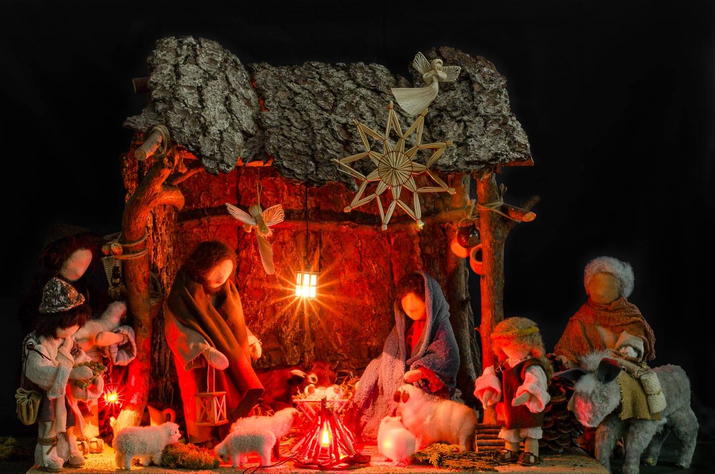 Weihnachtkrippe fotografieren