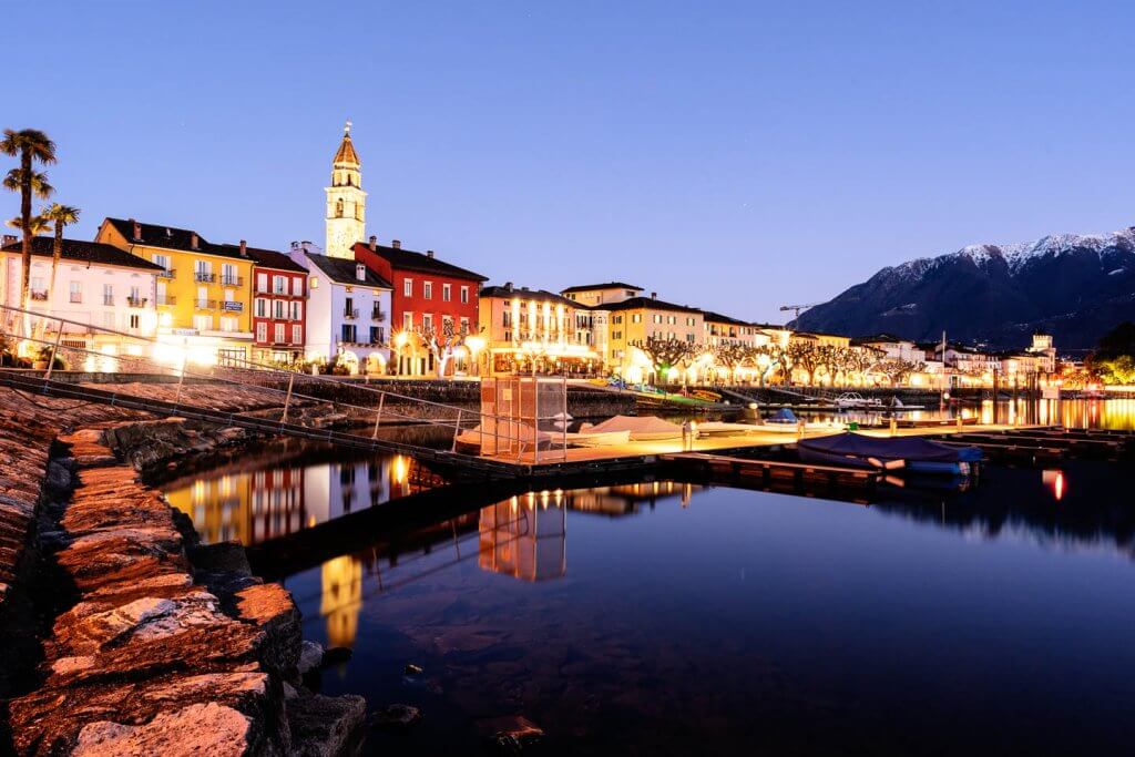 Blaue Stunde in Ascona